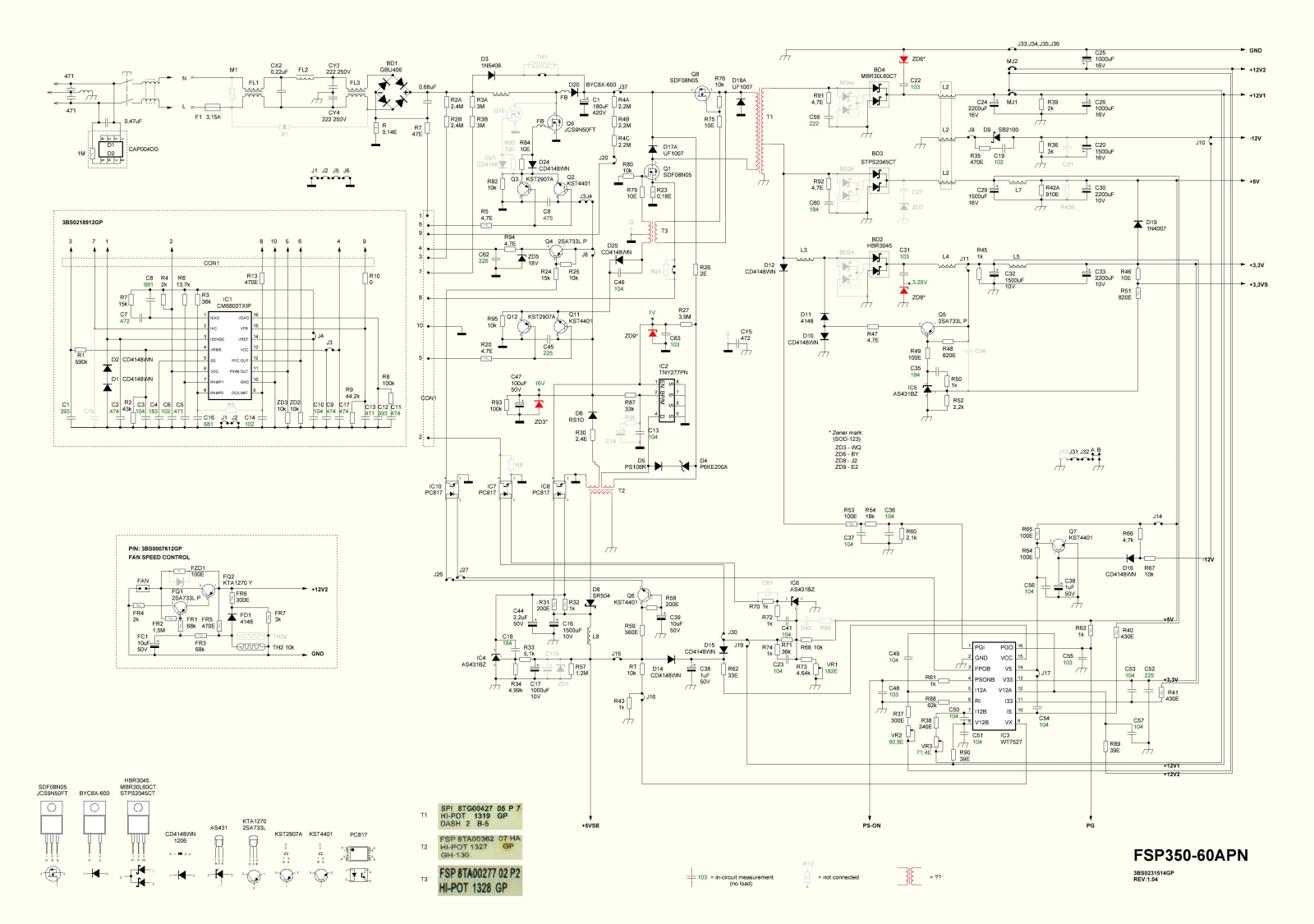 FSP FSP350-60apn Schematic