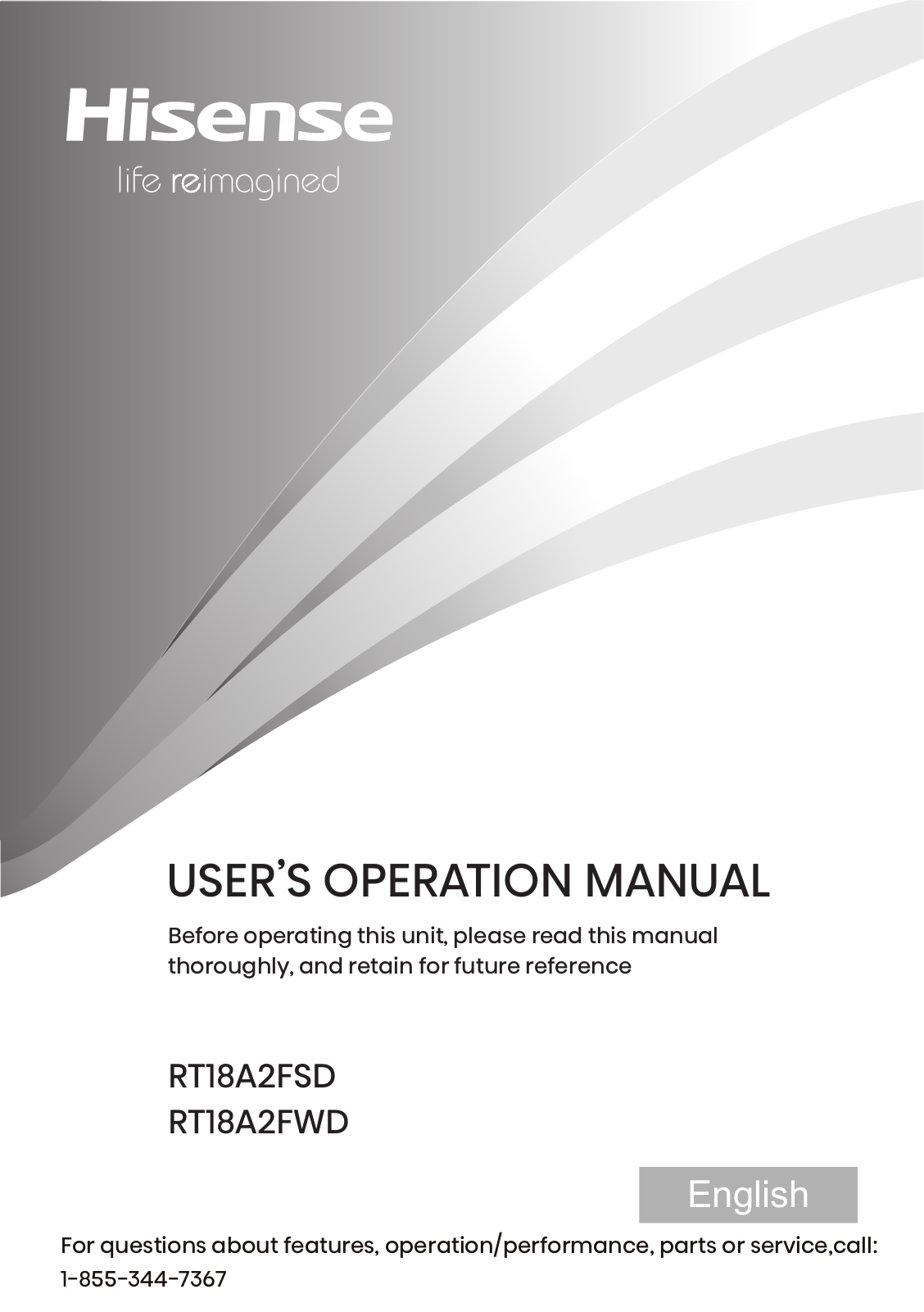 HISENSE RT18A2FWD User guide - ManualMachine.com