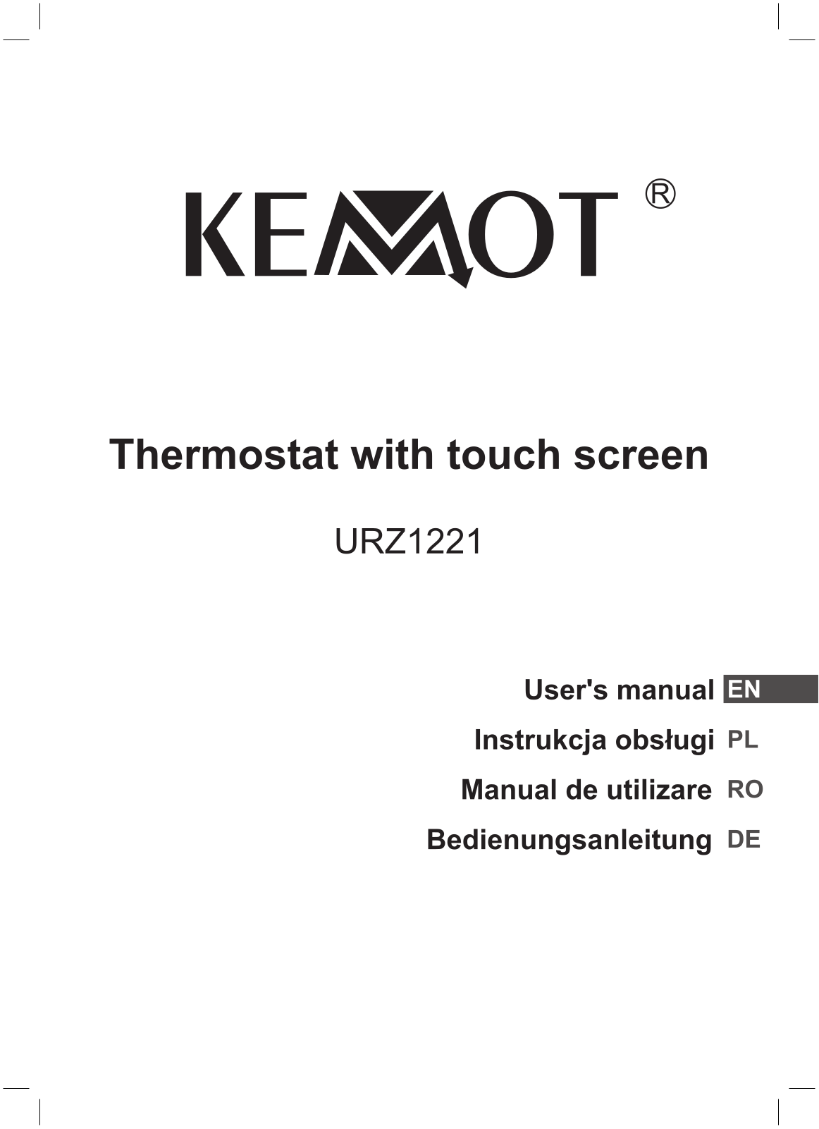 Kemot URZ1221 User Manual