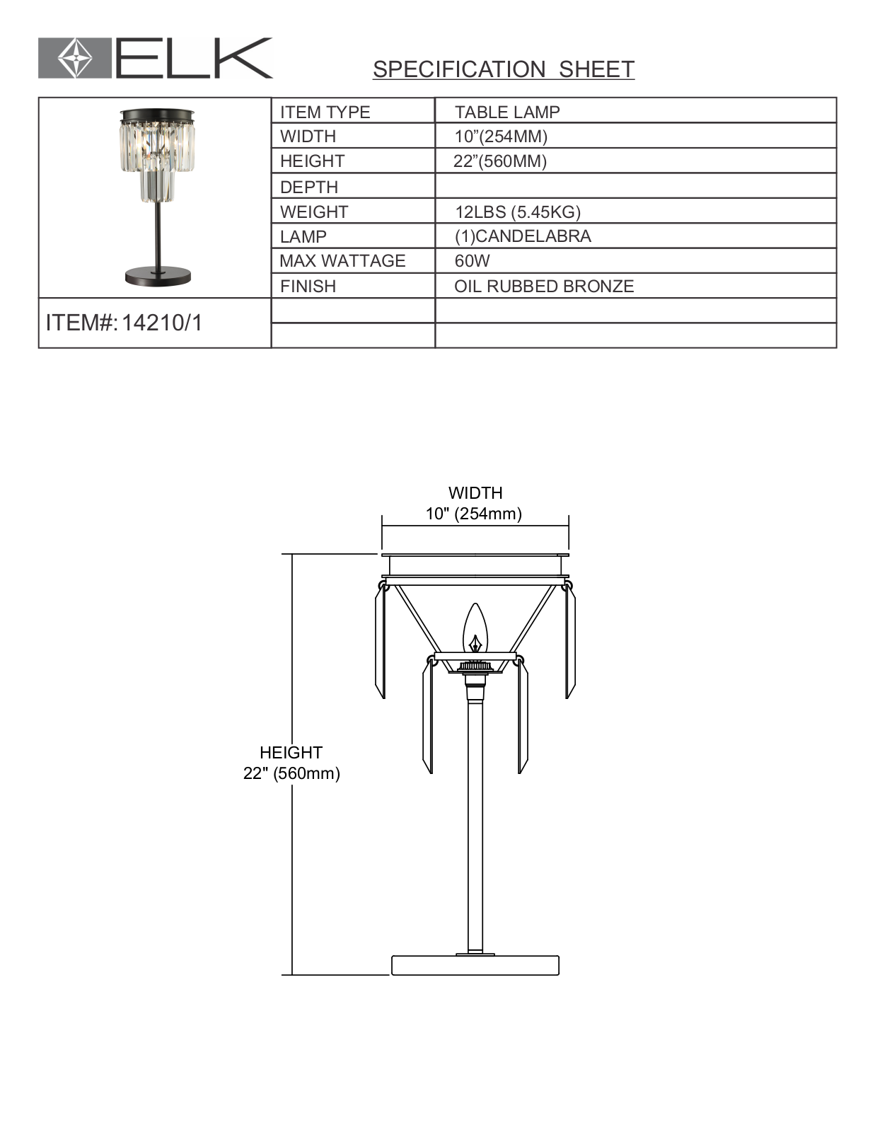 ELK Home 142101 User Manual