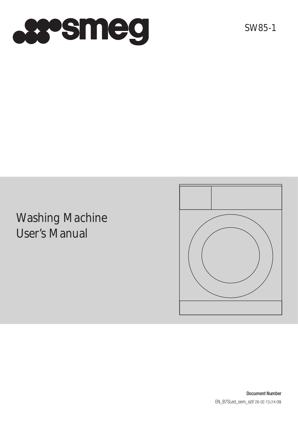 Smeg SW85 User Manual