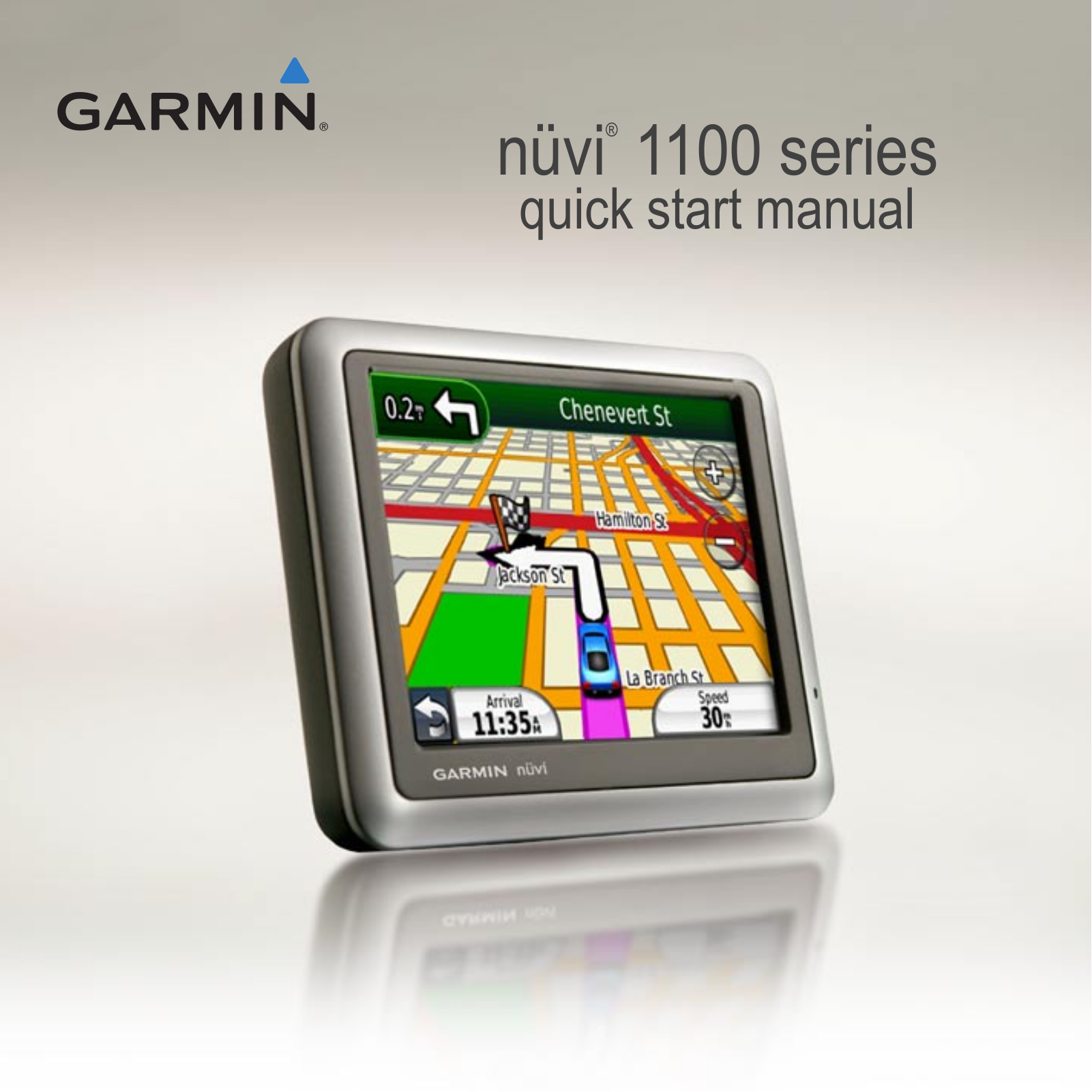 Garmin Nuvi 1100LM Quick Start Manual