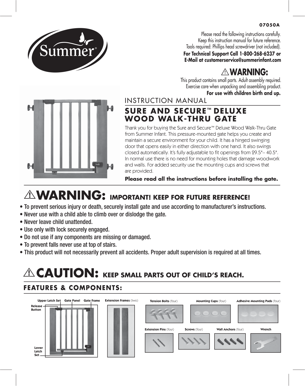 Summer Infant 07050A User Manual