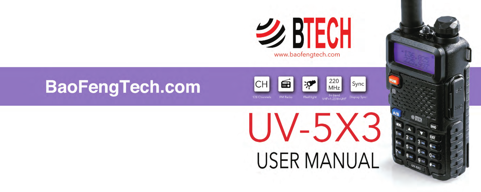 Btech 5X3 User Manual