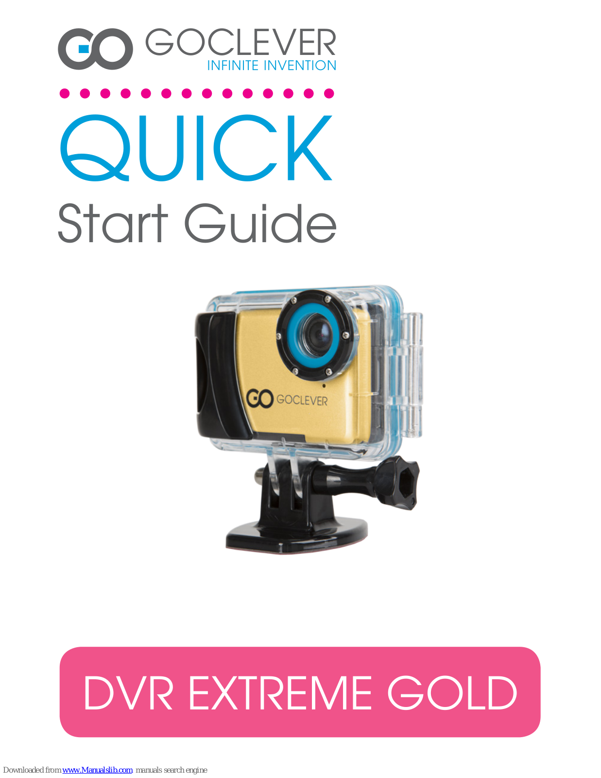 Goclever DVR EXTREME GOLD Quick Start Manual