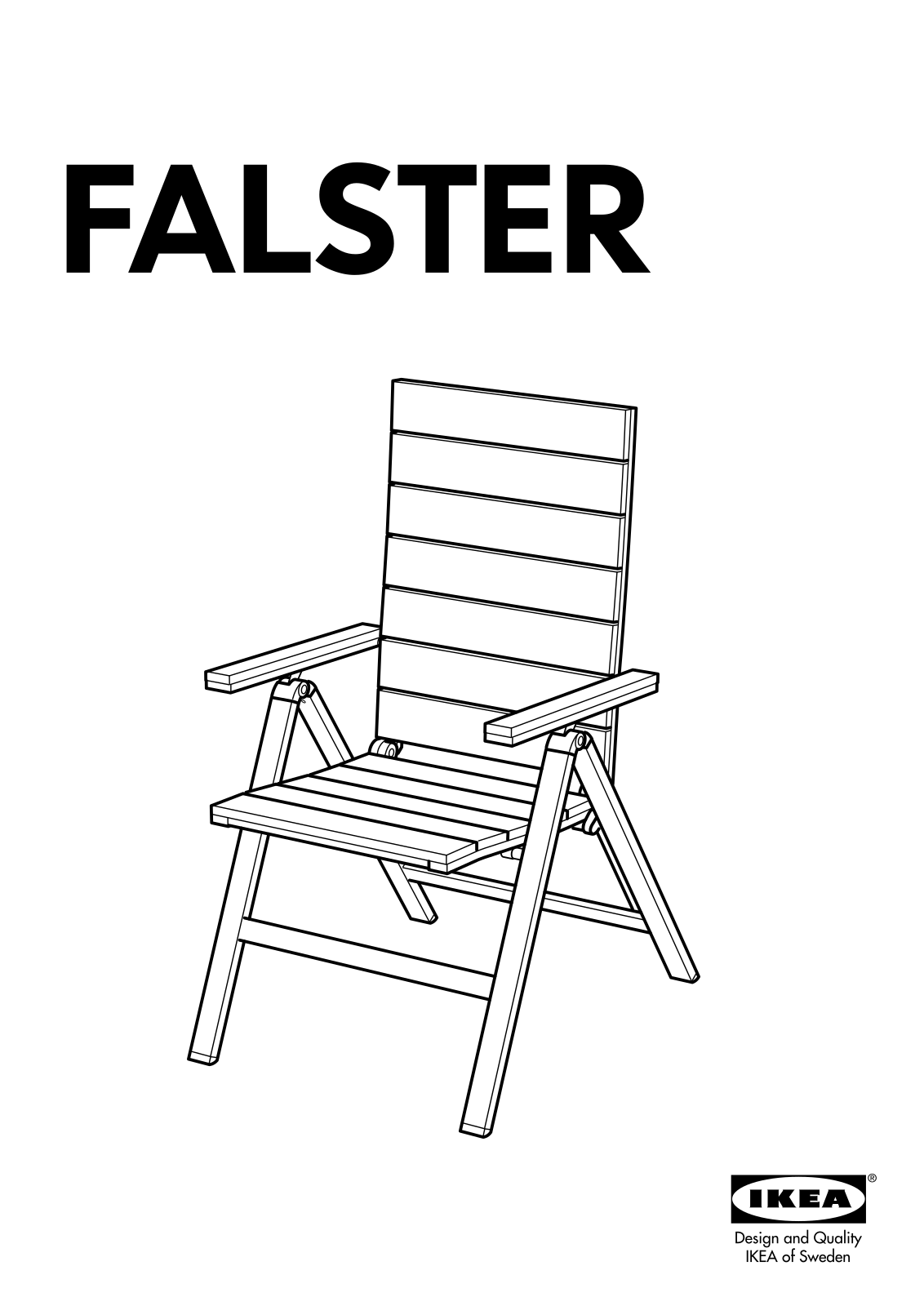 IKEA FALSTER User Manual