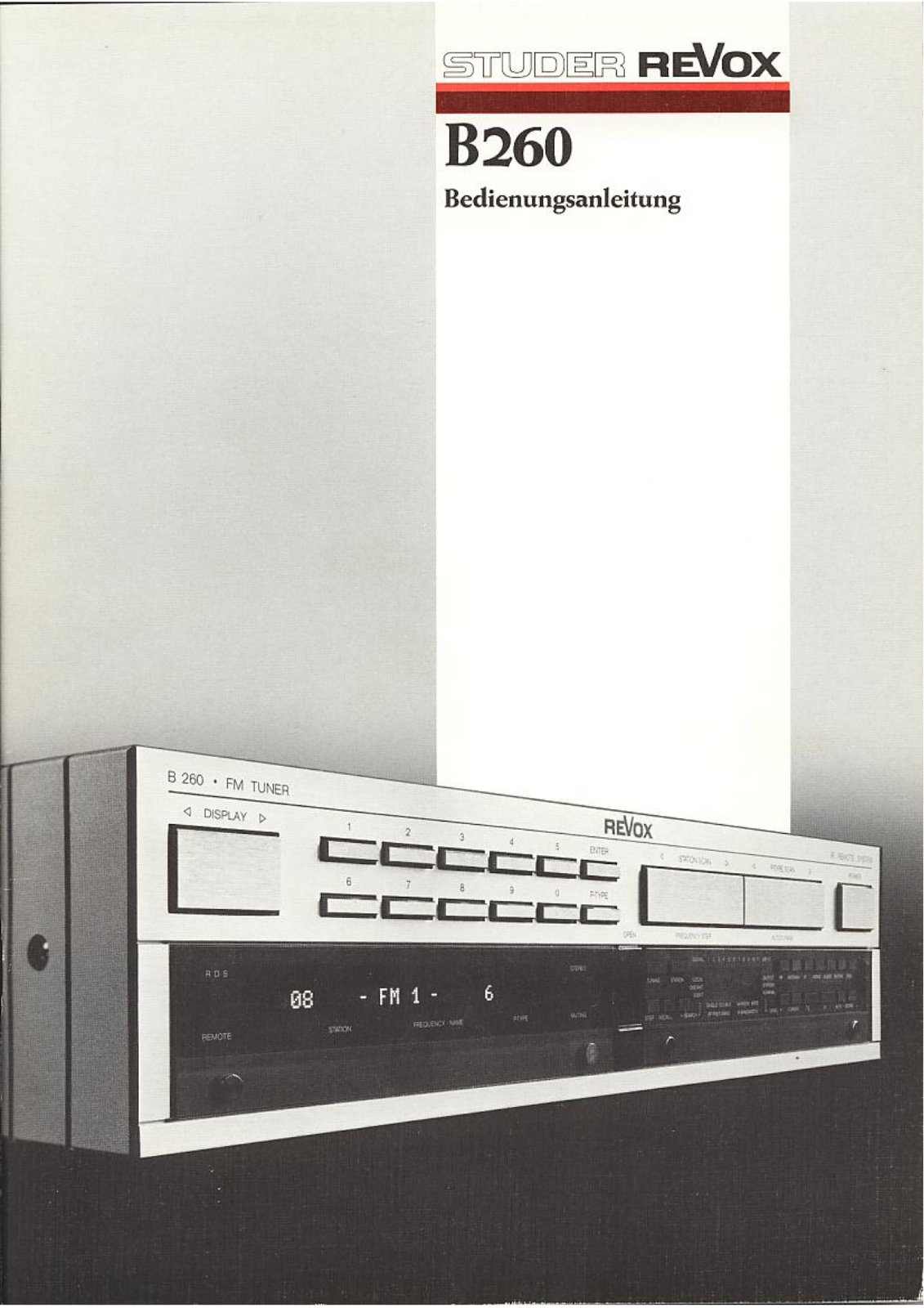 Revox B-260 Brochure