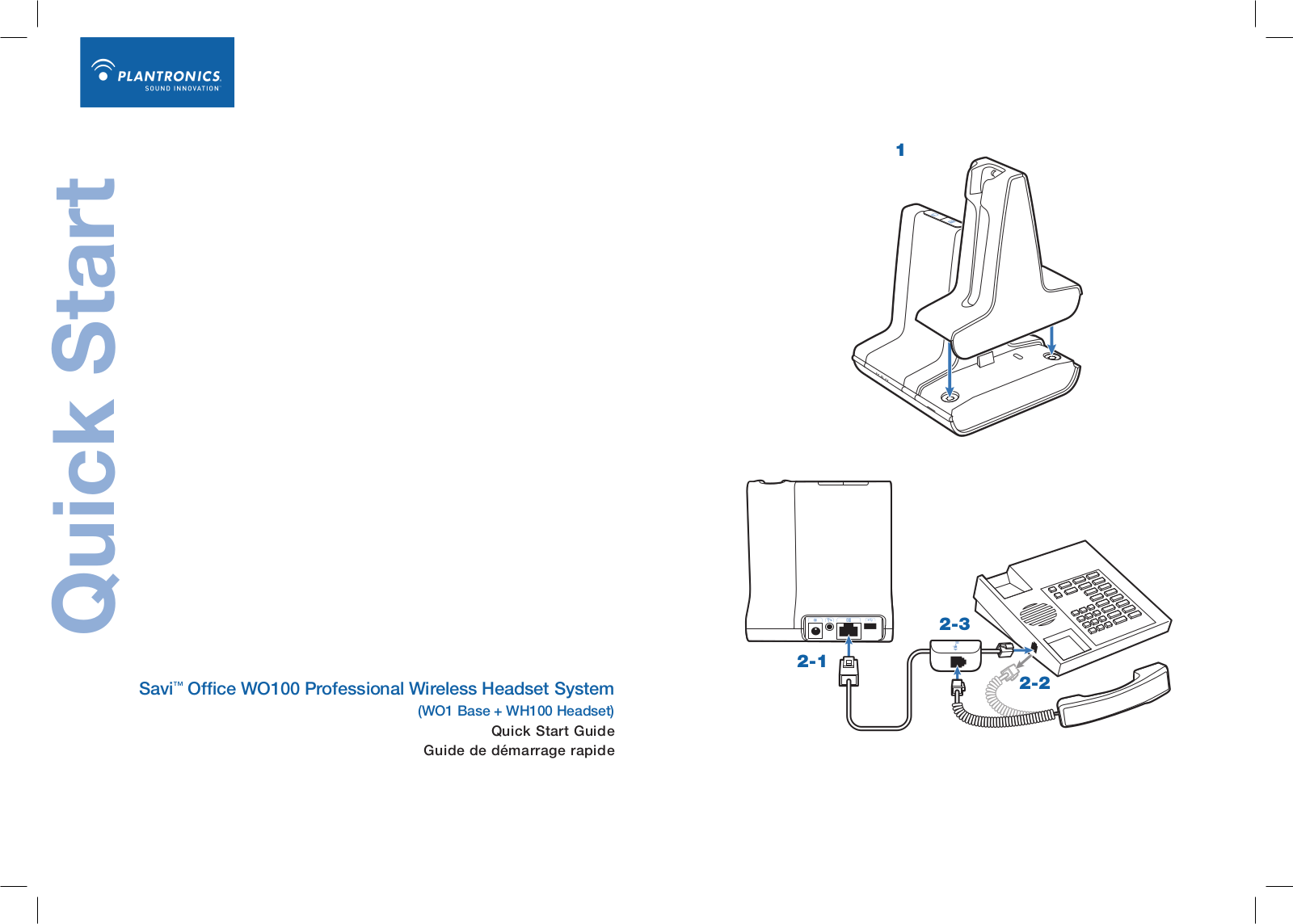 Plantronics WO1 Users Manual