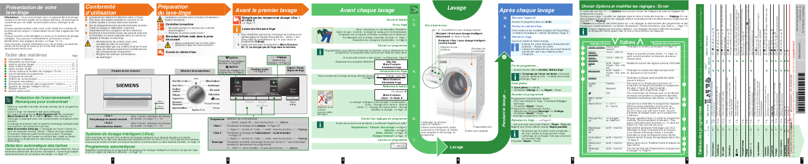 SIEMENS WM16S840FF User Manual