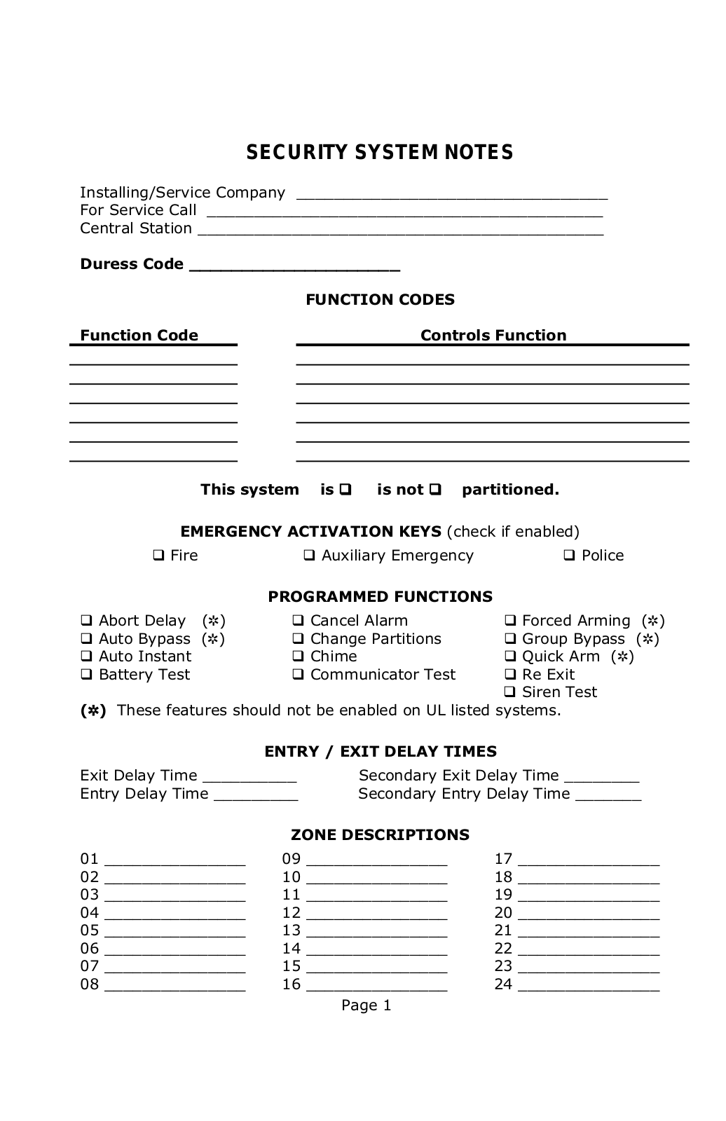 Interlogix NX-6-FP-LM, NX-616-FP User Manual