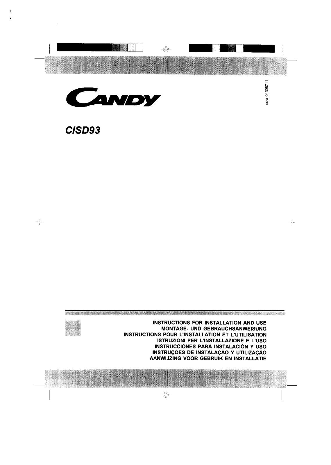 CANDY CISD93 User Manual