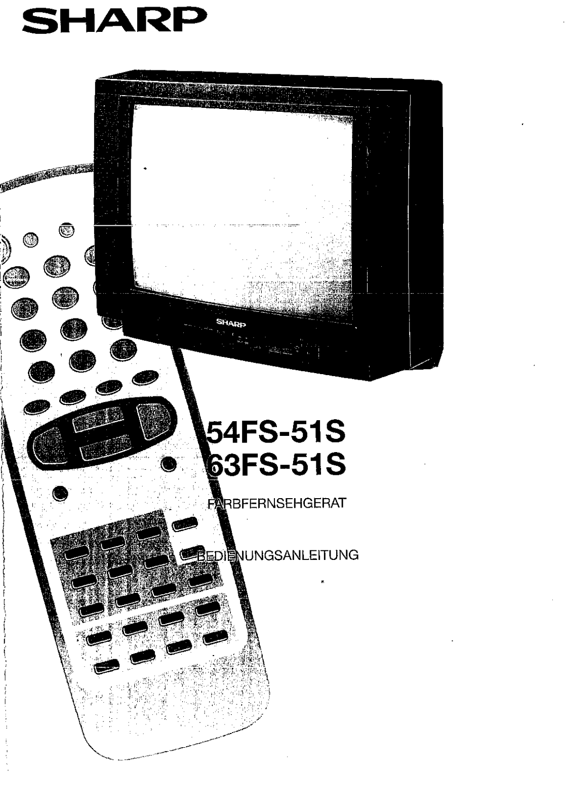 Sharp 63FS-51S, 54FS-51S Operation Manual