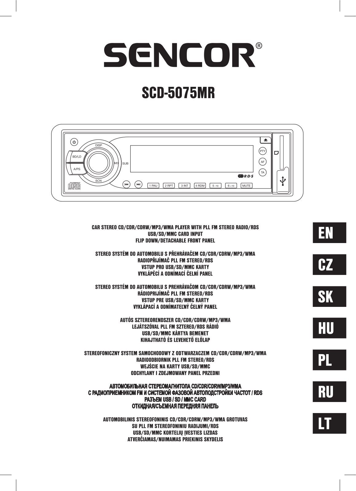 Sencor SCD 5075MR User Manual