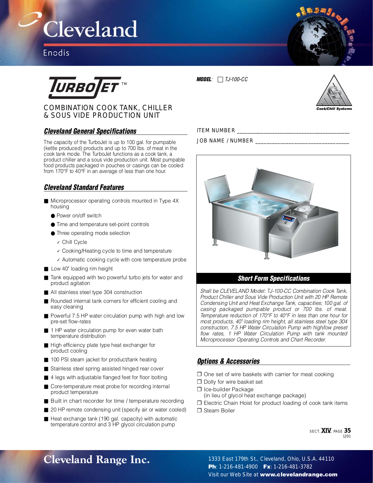 Cleveland 30GTN Installation Manual