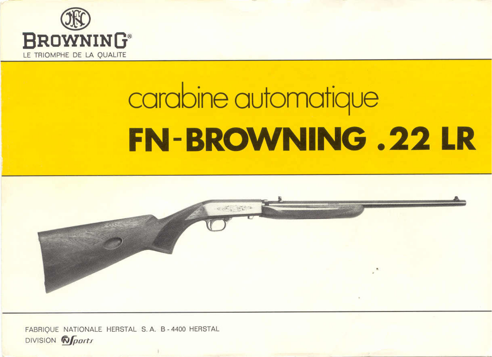 browning fn22 User Guide