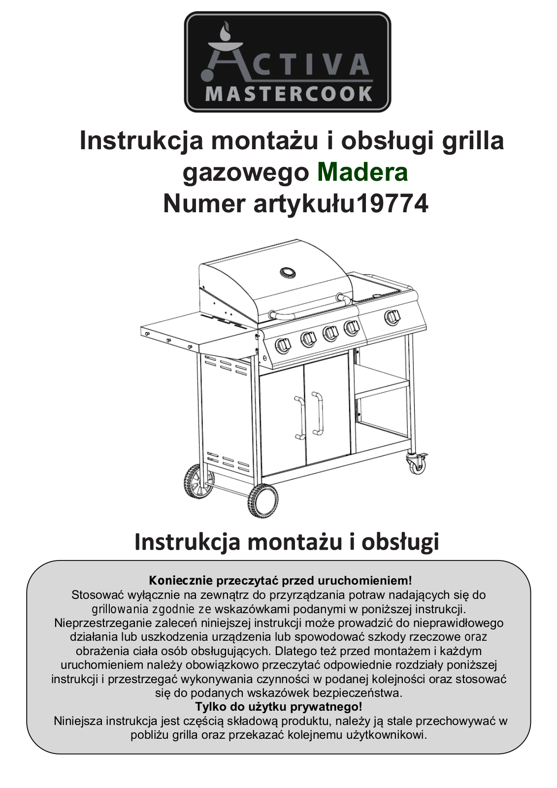 ACTIVA Madera 19774 User guide - ManualMachine.com