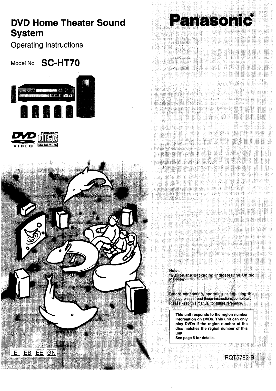 Panasonic SC-HT70 Operating Instruction