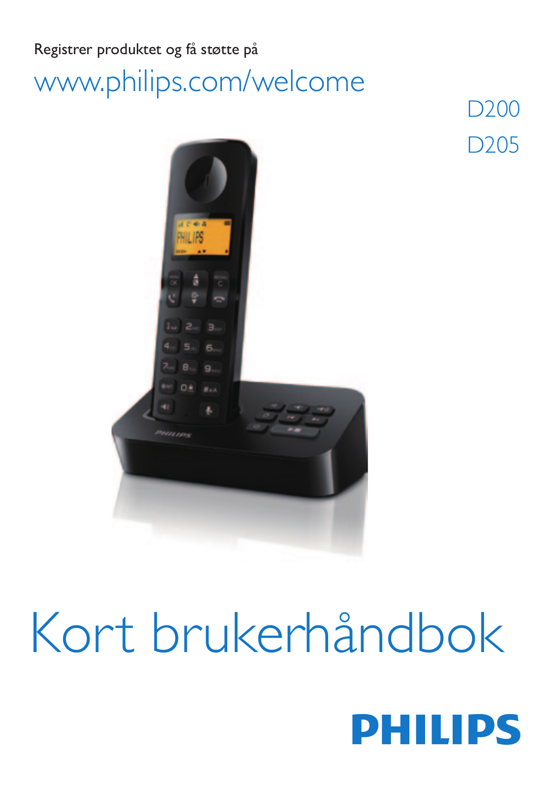 Philips D2051B/21 user manual