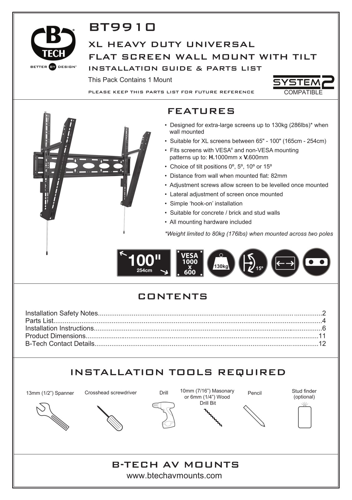 B-Tech BT9910 User guide - ManualMachine.com