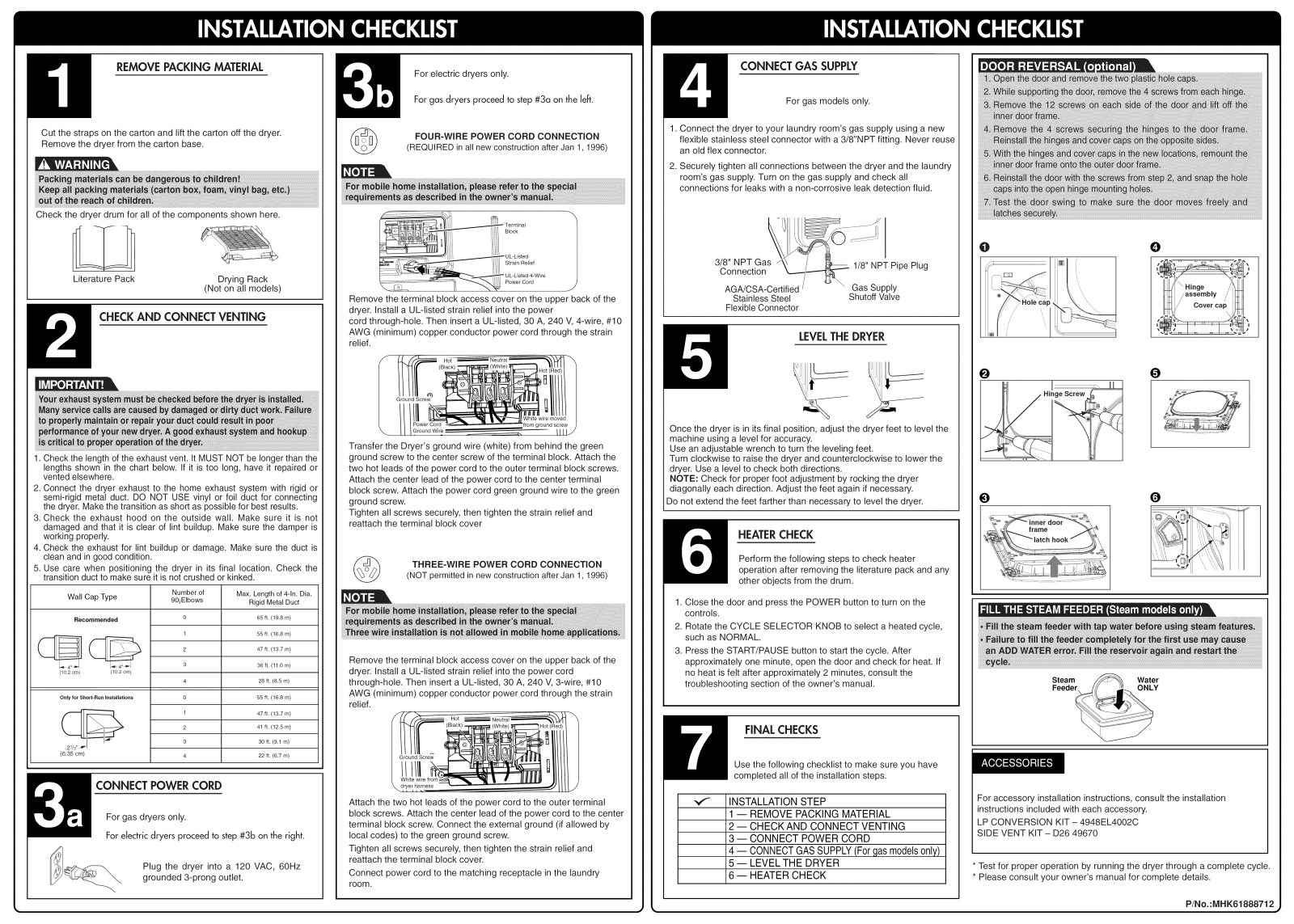 Kenmore Elite 79679272900, 79679278000, 79679278010, 79679278900, 79679272012 Installation Guide - ManualMachine.com