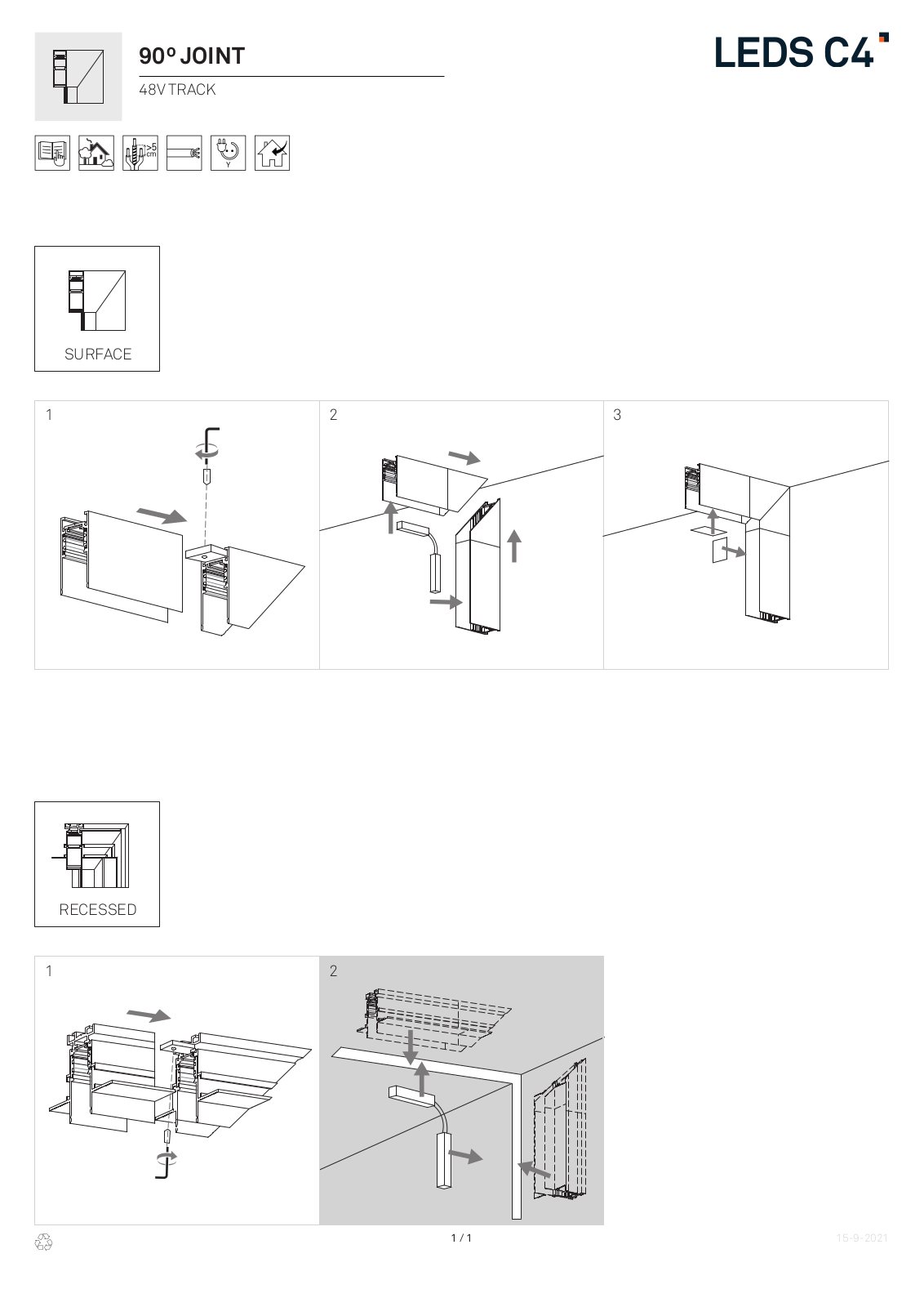 LEDS-C4 90º JOINT User guide - ManualMachine.com