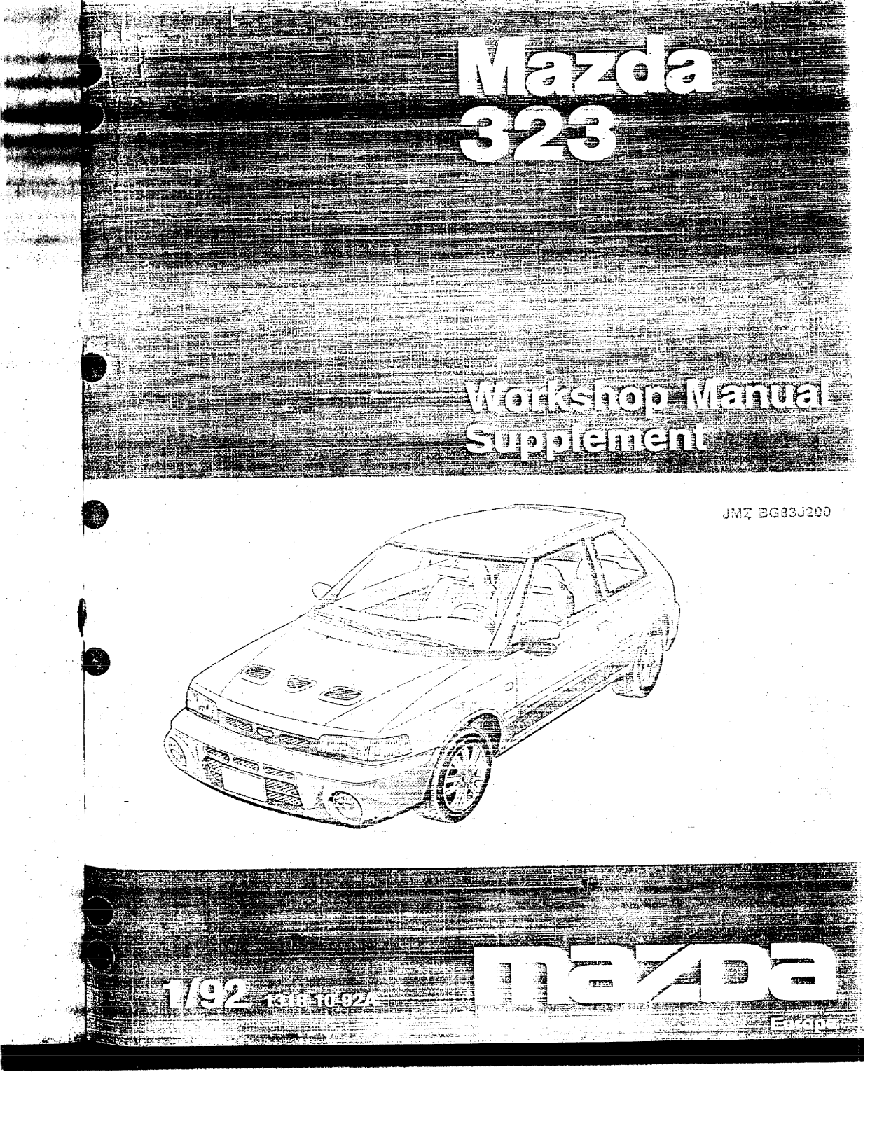 Mazda 323 GTR 1992, 323 1992 User Manual - ManualMachine.com