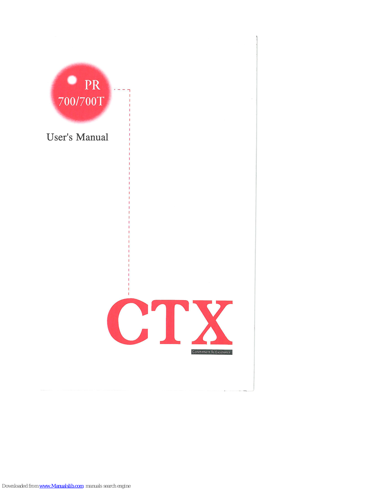 CTX PR700, PR700T User Manual - ManualMachine.com