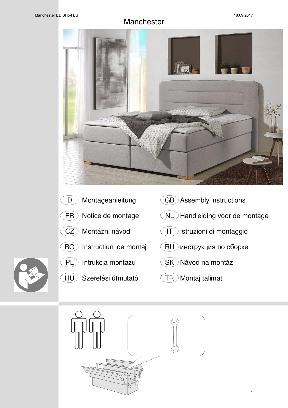 Home affaire Manschester Assembly instructions