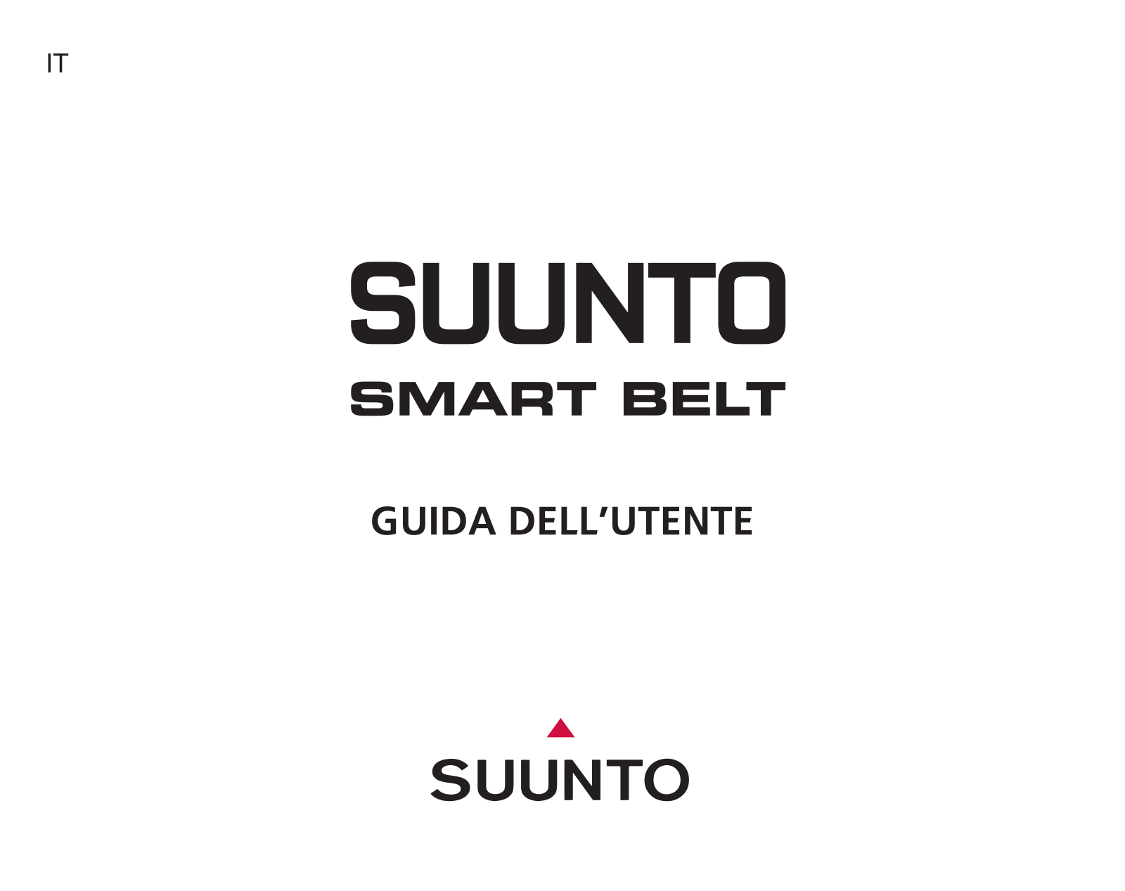 Suunto SMART BELT POCKET GUIDE