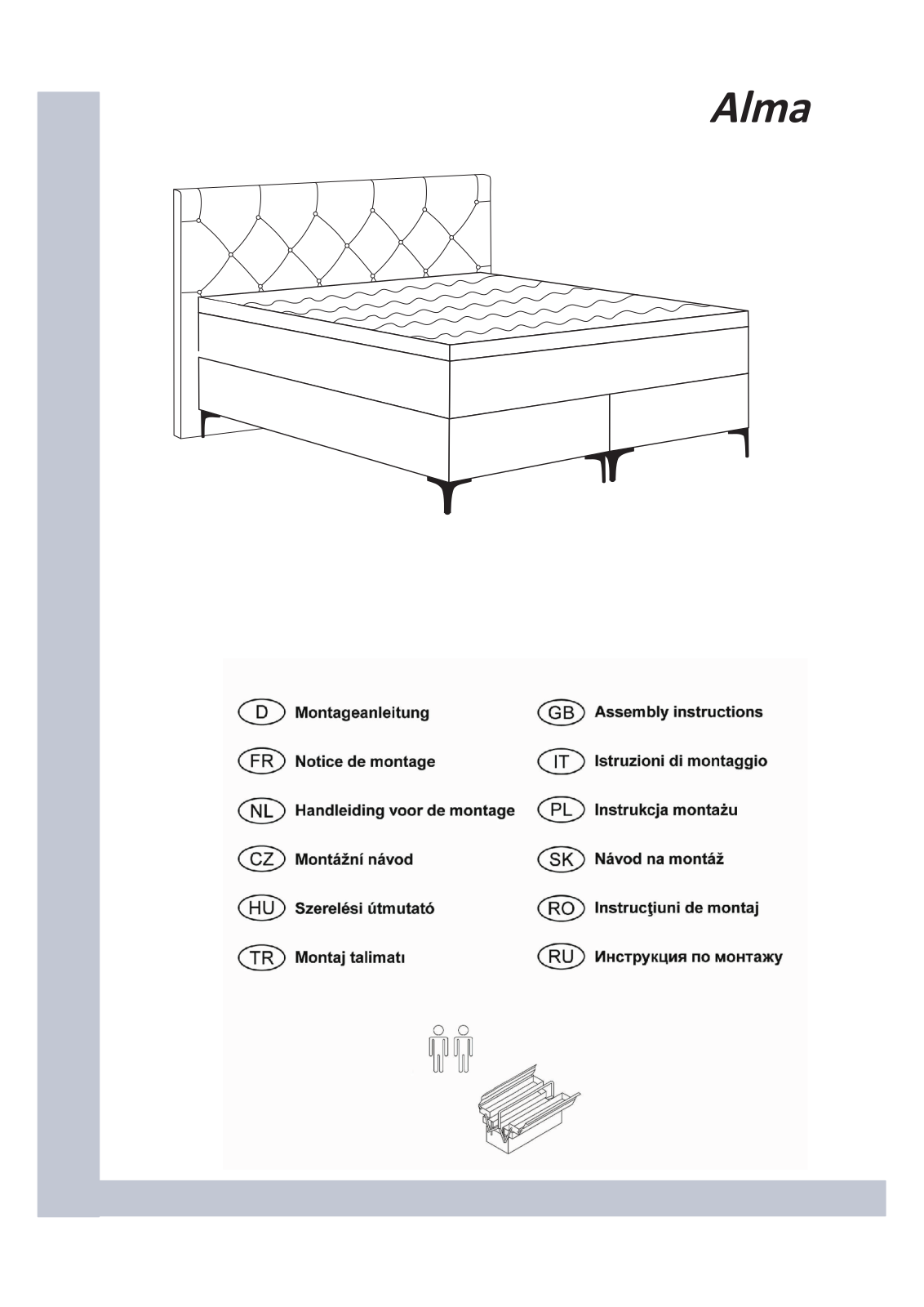 Home affaire Aiko Assembly instructions