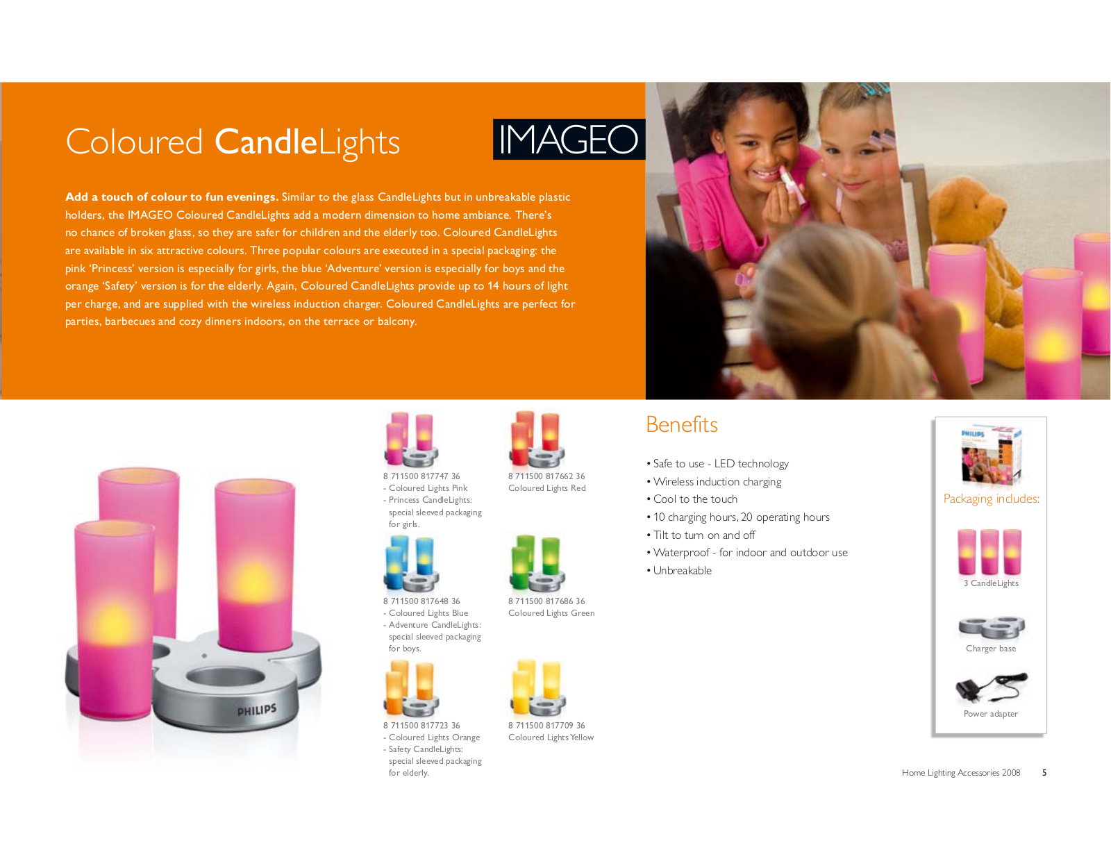 Philips Coloured CandleLights User Manual