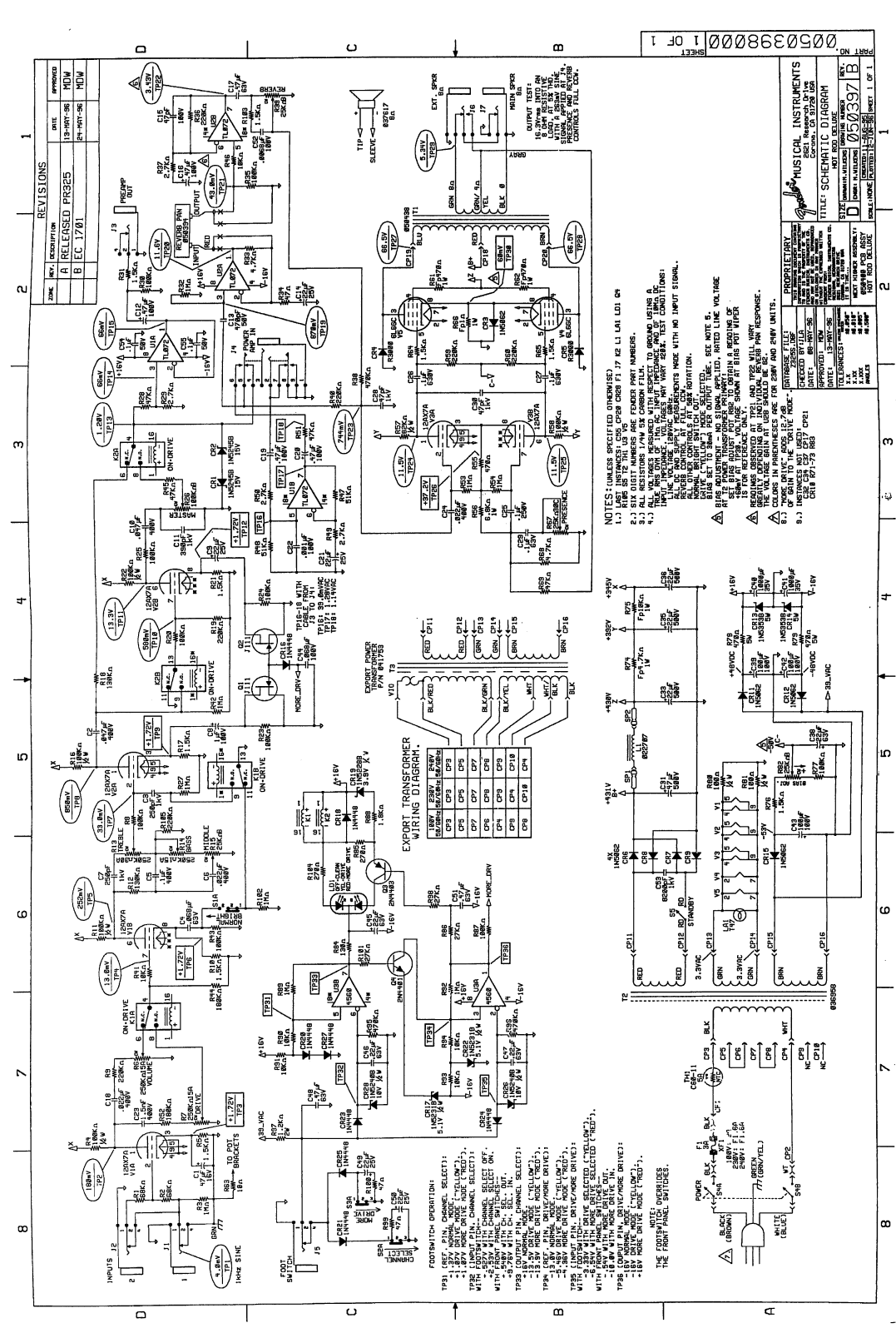 Fender hot rod schematic