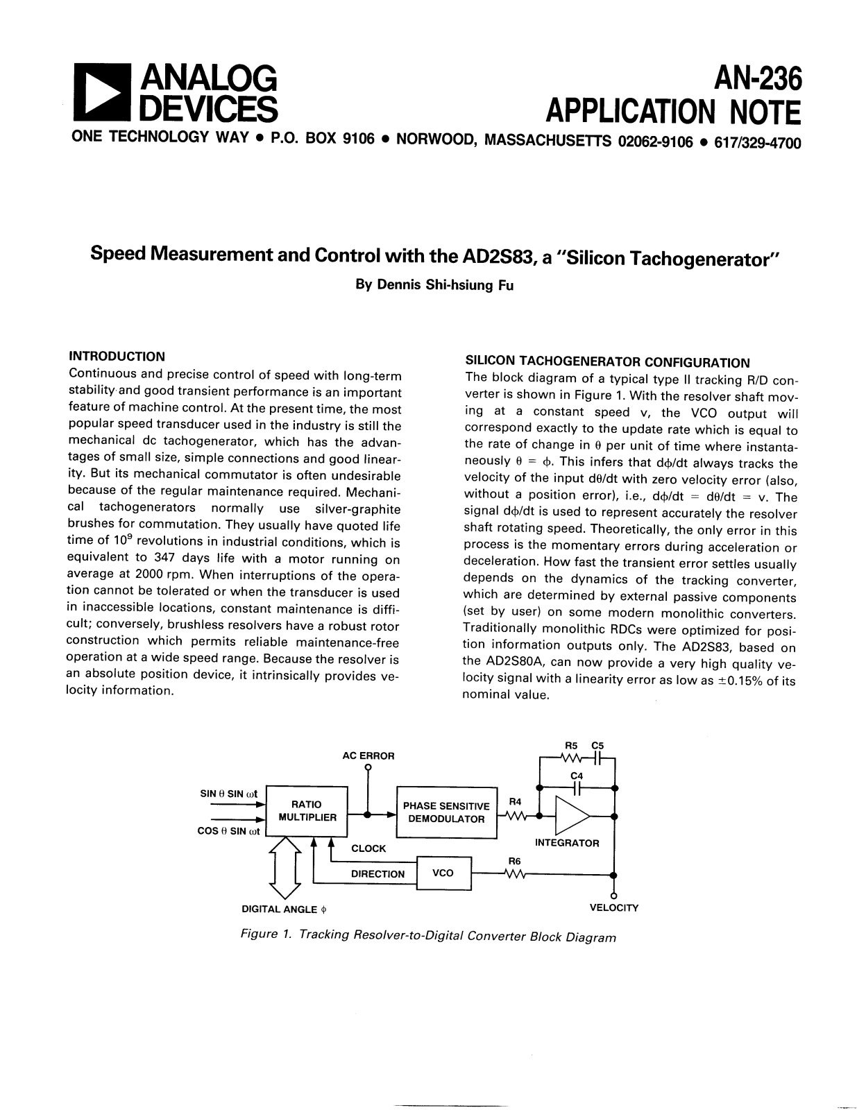 Analog Devices AN-236 Application Notes