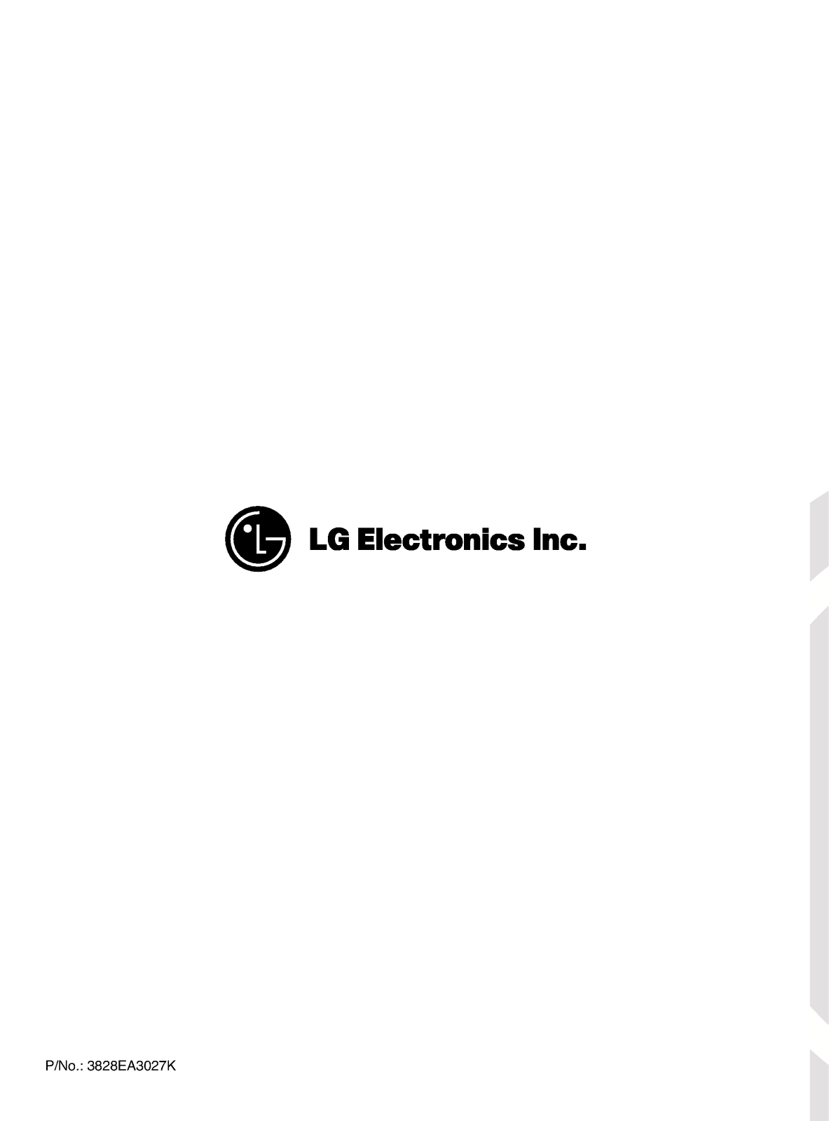 LG WF-T755A User Manual