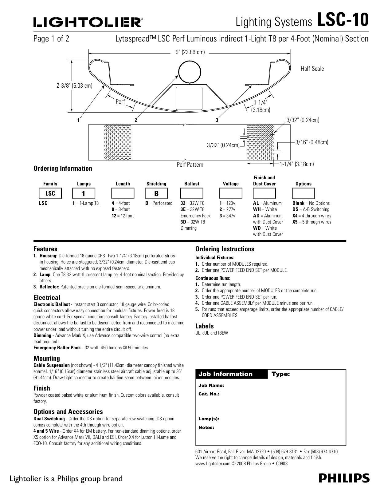 Lightolier LSC-10 User Manual