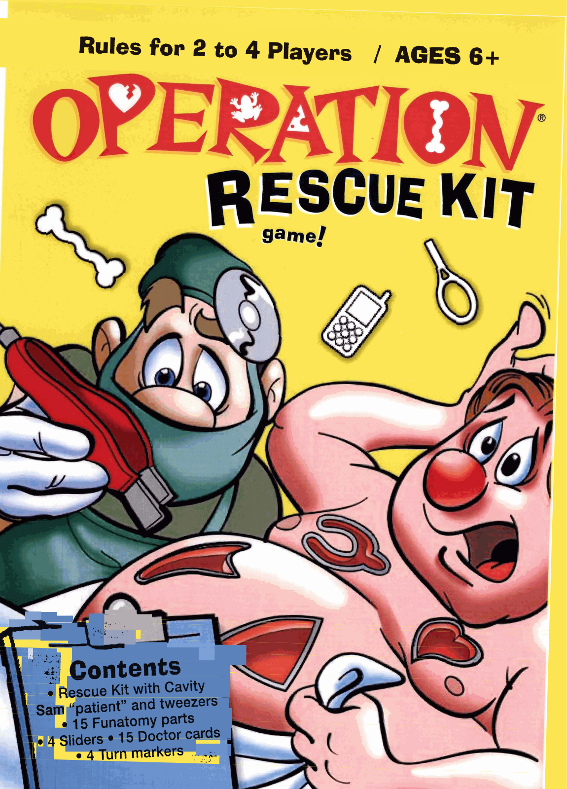 Hasbro Operation Rescue Kit Instruction