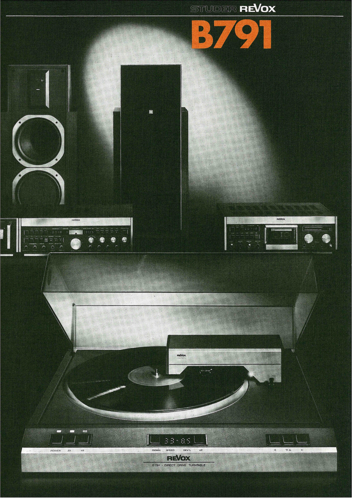 Revox B-791 Owners manual