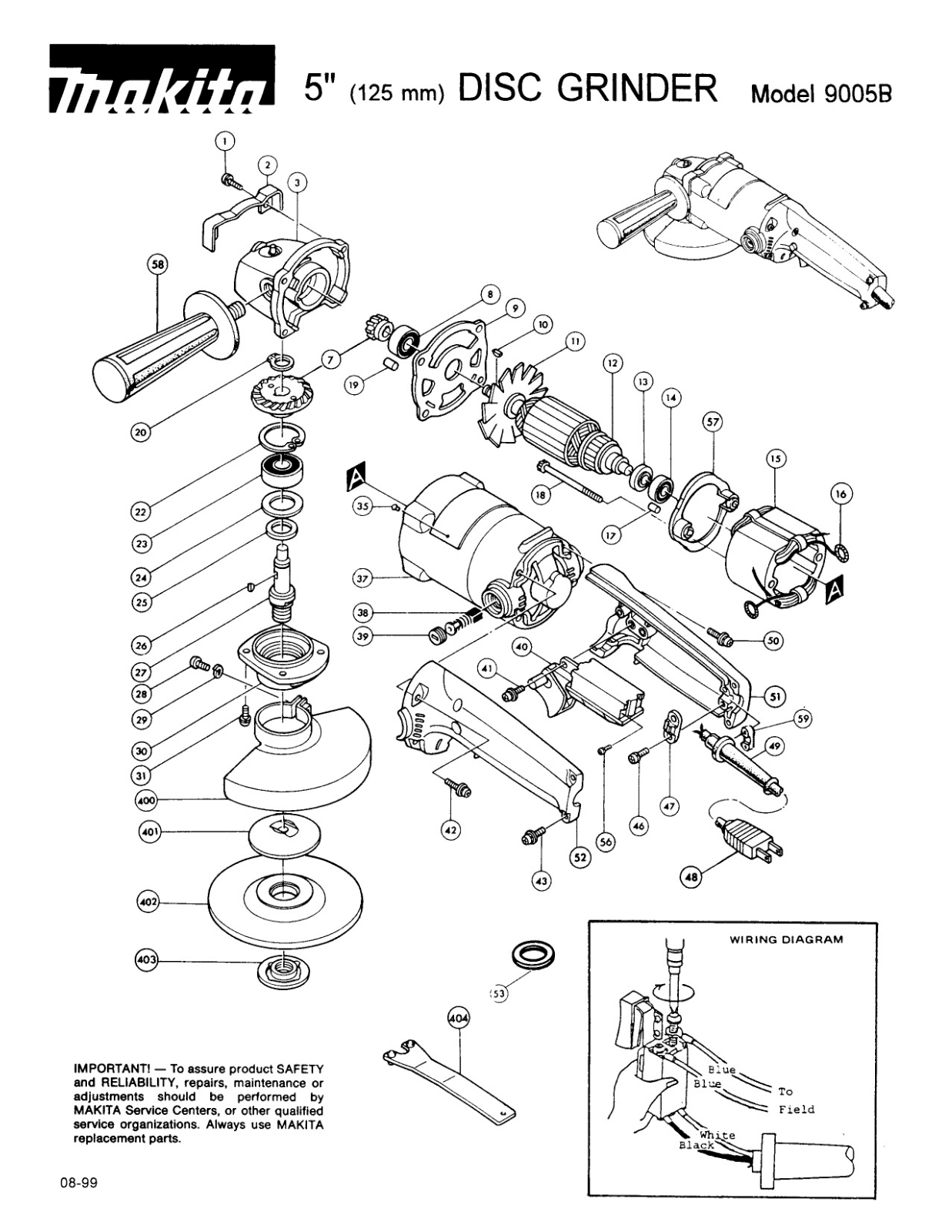 Makita 9005B User Manual