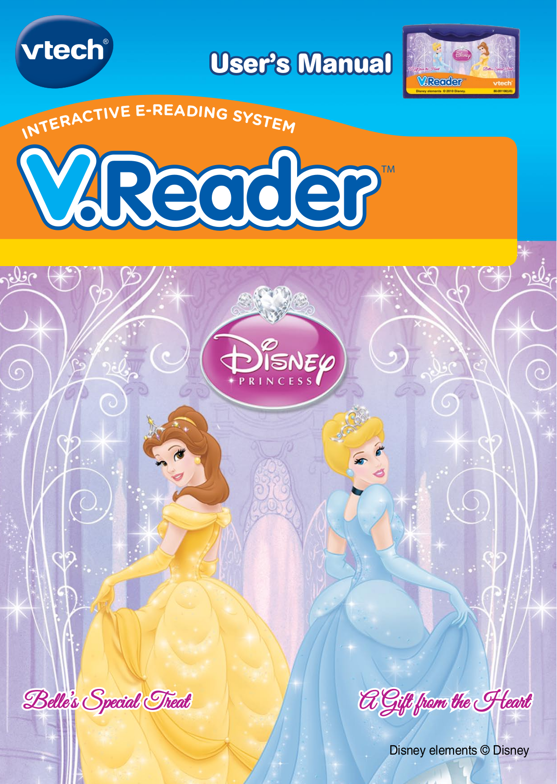 VTech V.Reader Cartridge - Princess CLEARANCE Owner's Manual