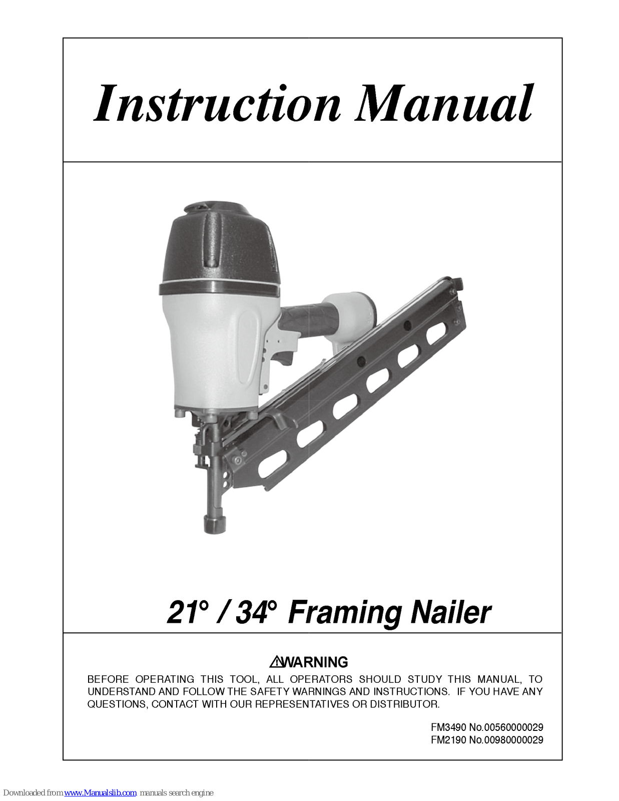 TESTO BN2190F1 Instruction Manual