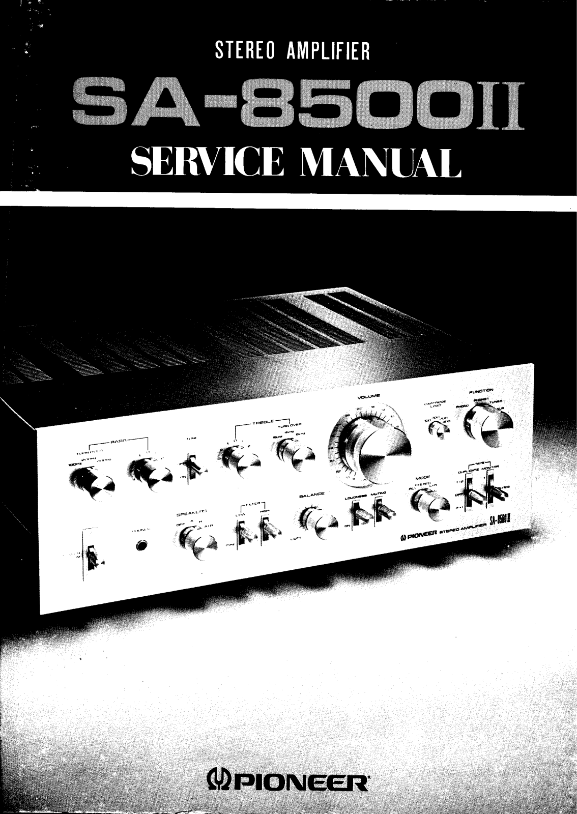 Pioneer SA-8500-II Service Manual