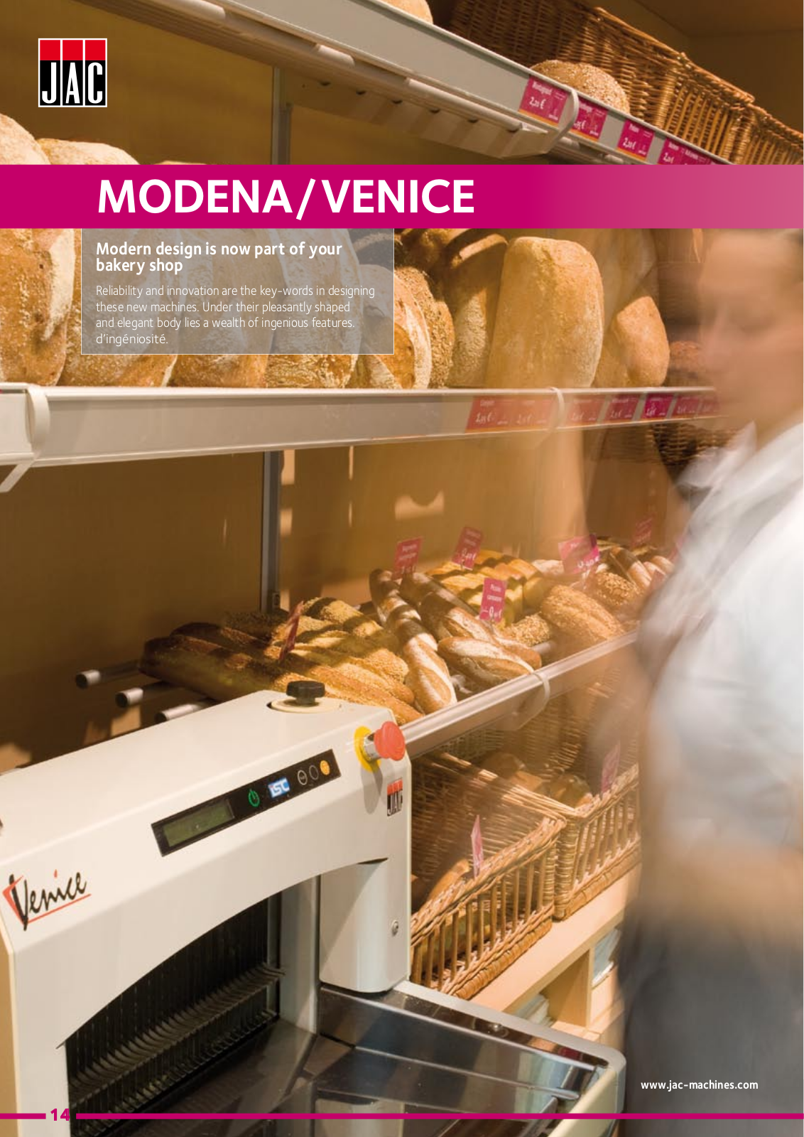 Jac Machines VENICE 450 User Manual