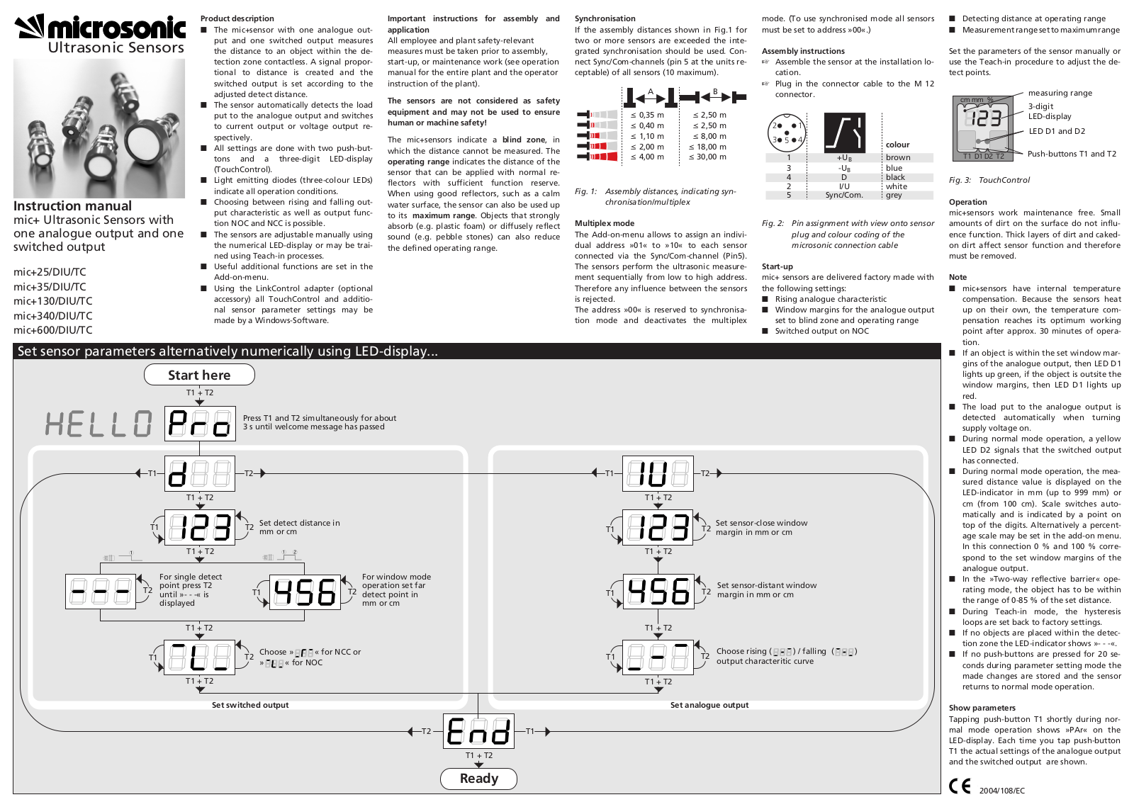 Microsonic mic+25-DIU-TC User Manual