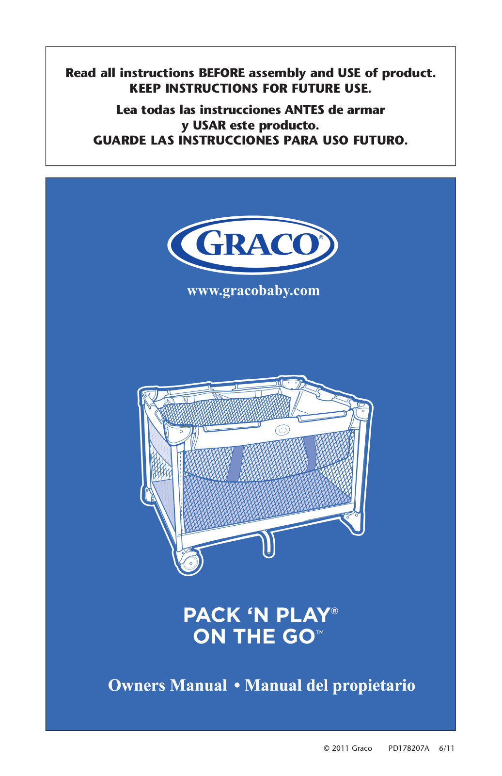 Graco PD178207A User Manual