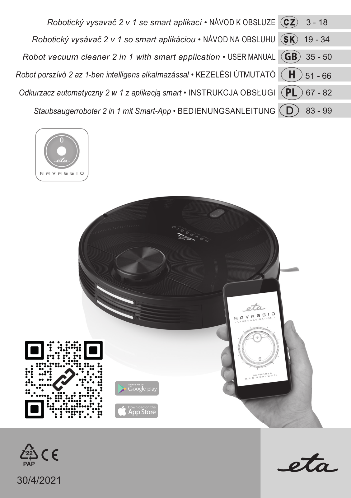 ETA Navaggio 222890000 User guide