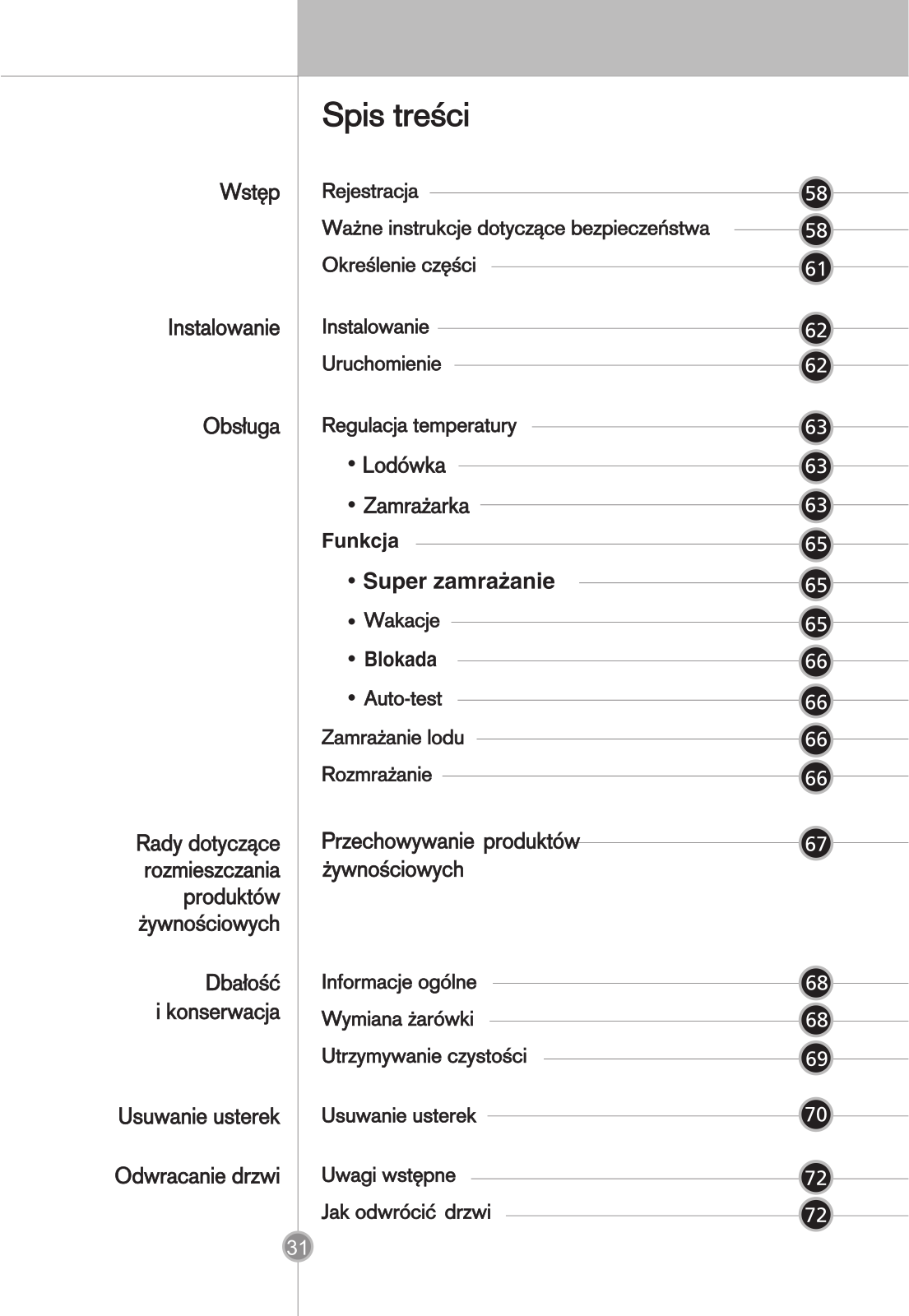 LG GR-B399PLQA User manual