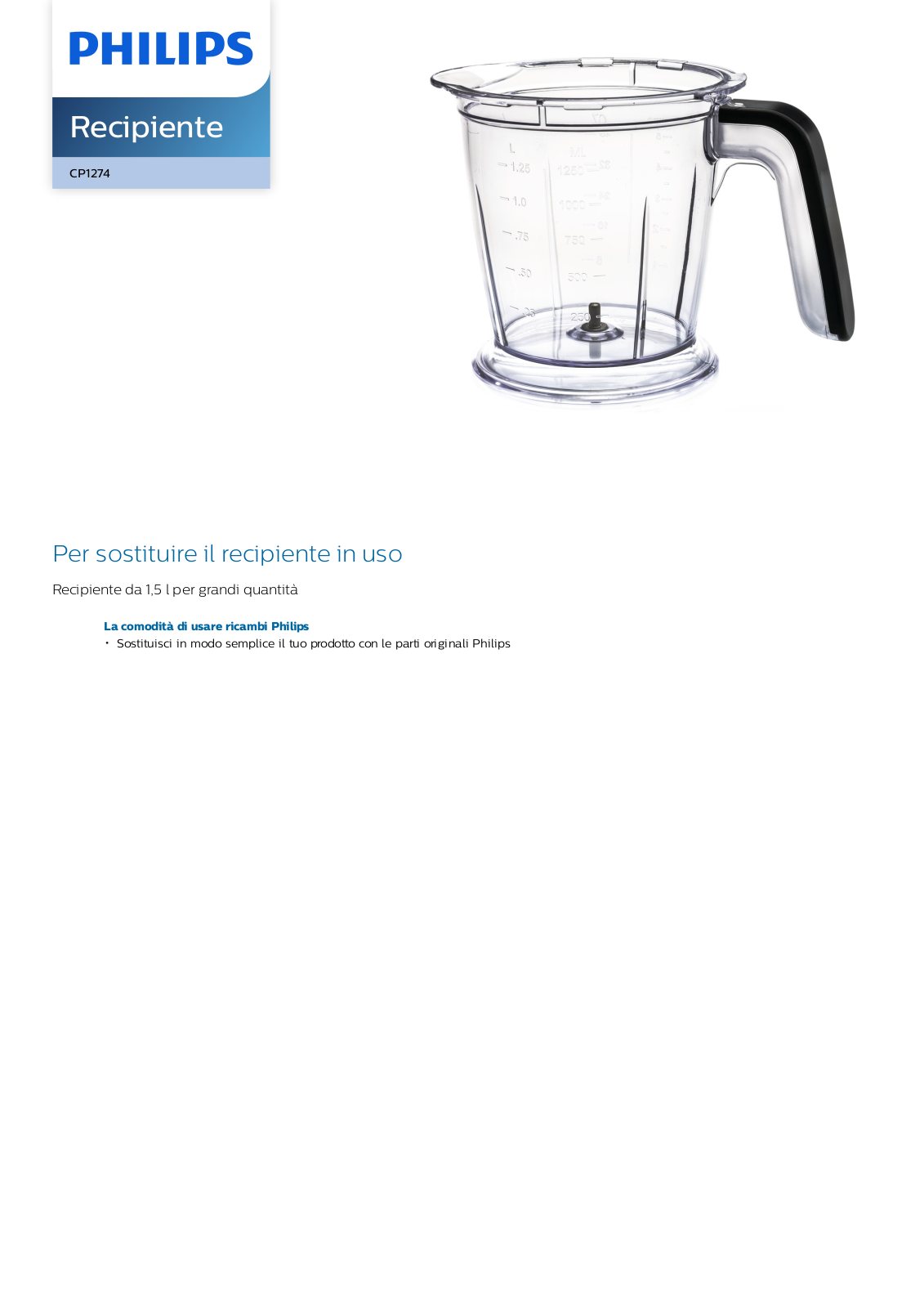 Philips CP1274/01 Leaflet - ManualMachine.com