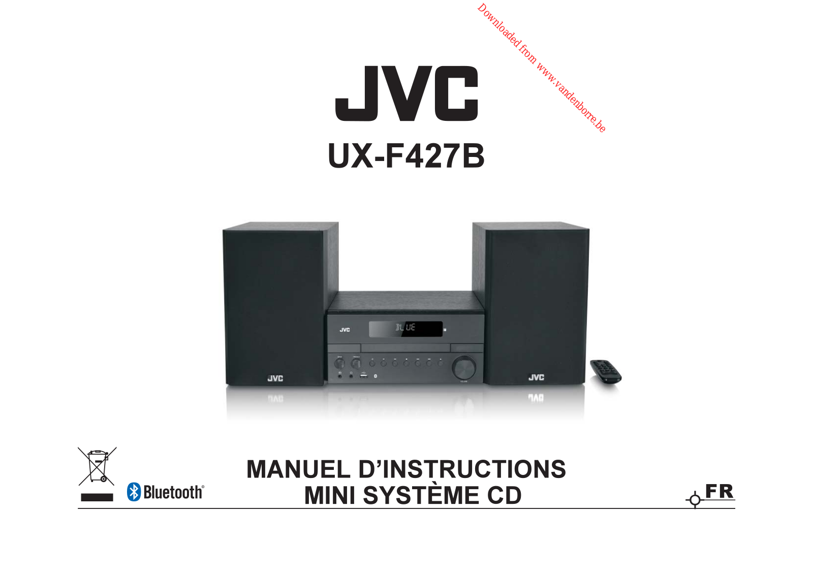 JVC UX-F427B User Manual