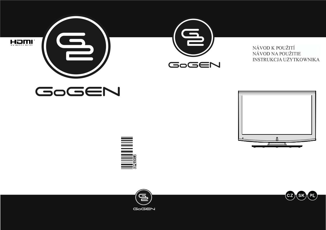 GoGEN TVL32800MP4RR User Manual