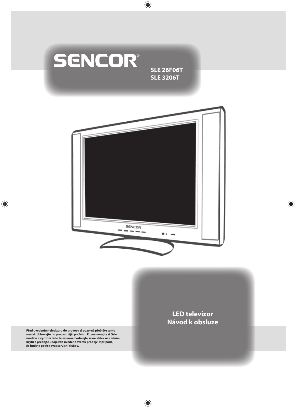 Sencor SLE 26F06T User Manual